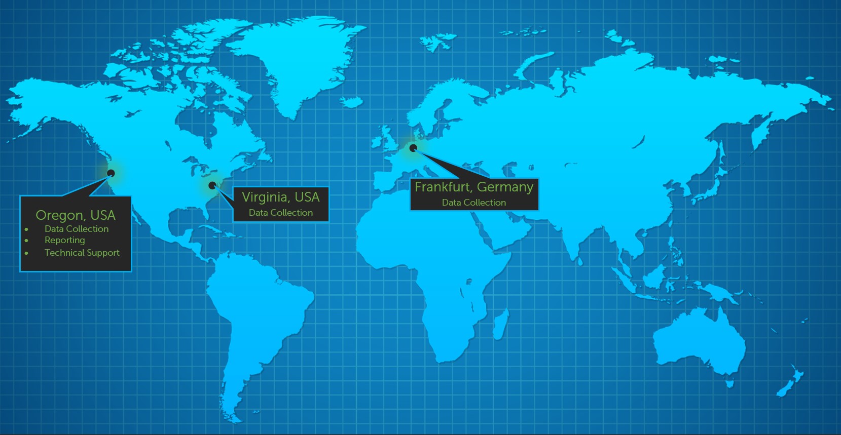 Data Center Locations 2020-04-14 Webtrends Data Center Locations