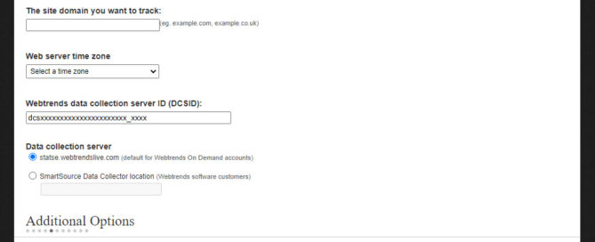 Screenshot of Tagbuilder website